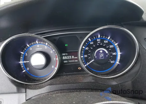 2013 Hyundai Sonata Se из США, поврежденный, VIN 5NPEC4AC5DH731710